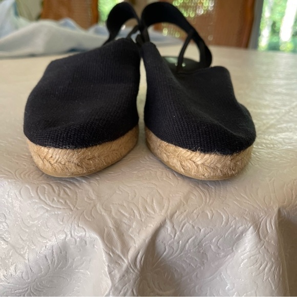 NWOB Sesto Meucci Black Canvas Espadrilles Made in Spain 10 - Picture 4 of 11